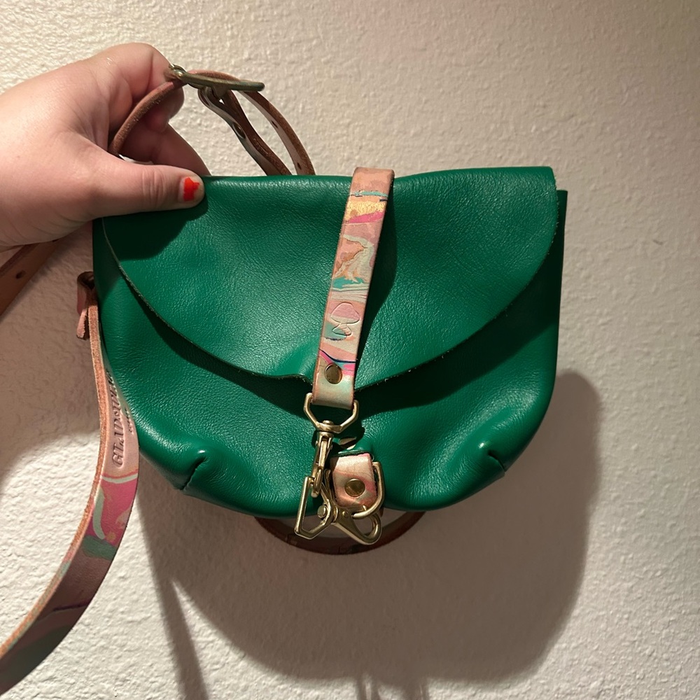 Big Sister Leather Fanny Pack Glad and Young